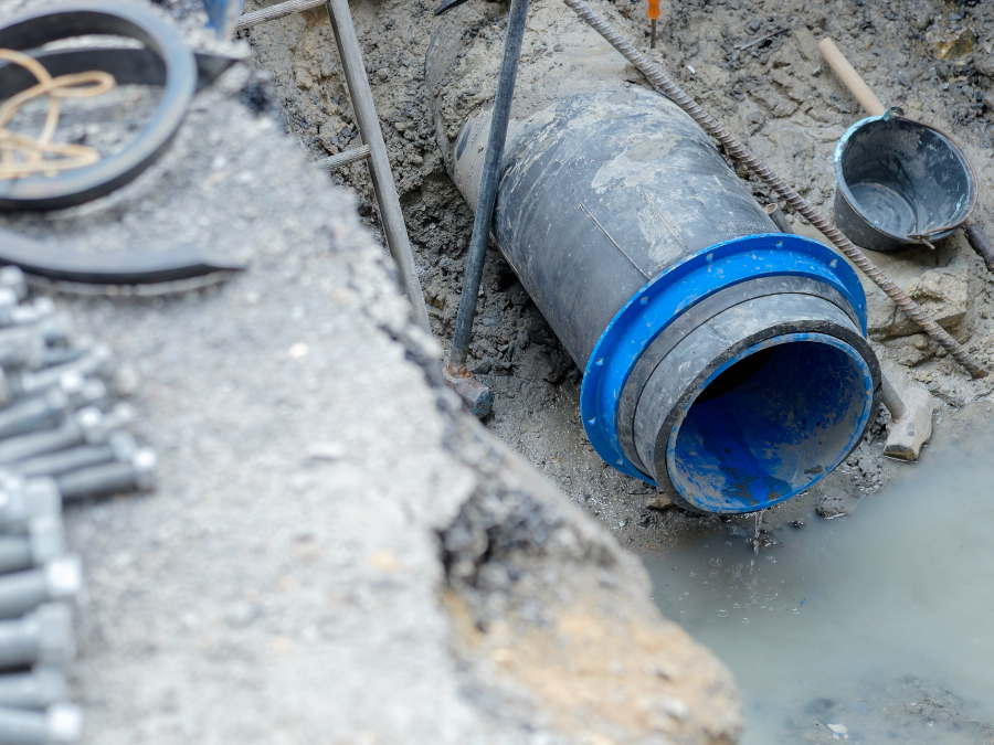 cast iron pipes
