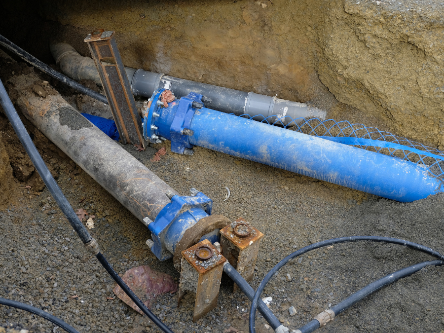 cast iron pipes repairing